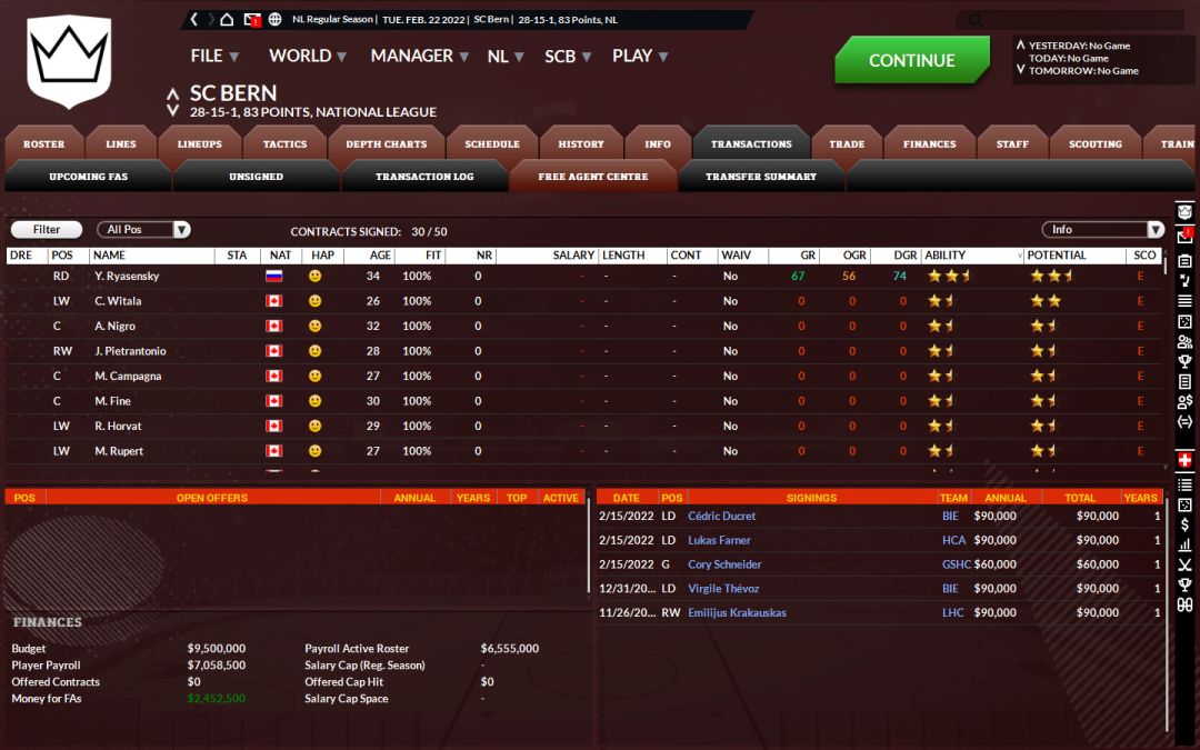 Franchise Hockey Manager 8游戏截图