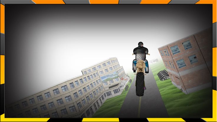 最高通缉惊人的摩托车赛车的赛道。游戏截图