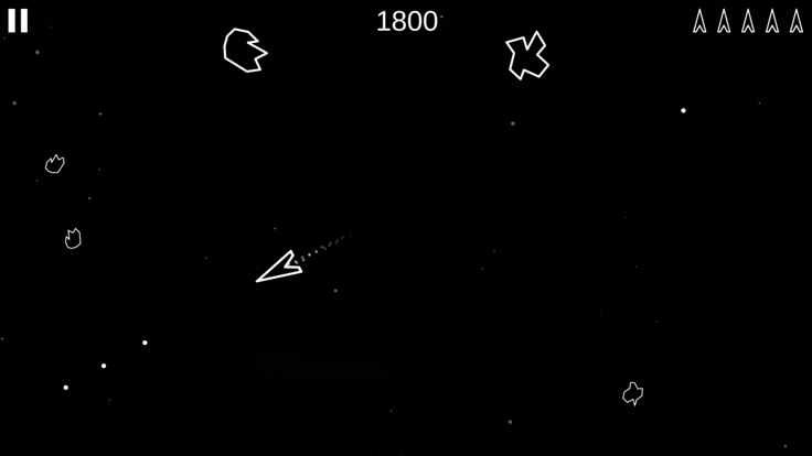 Asteroids -retro space shooter游戏截图