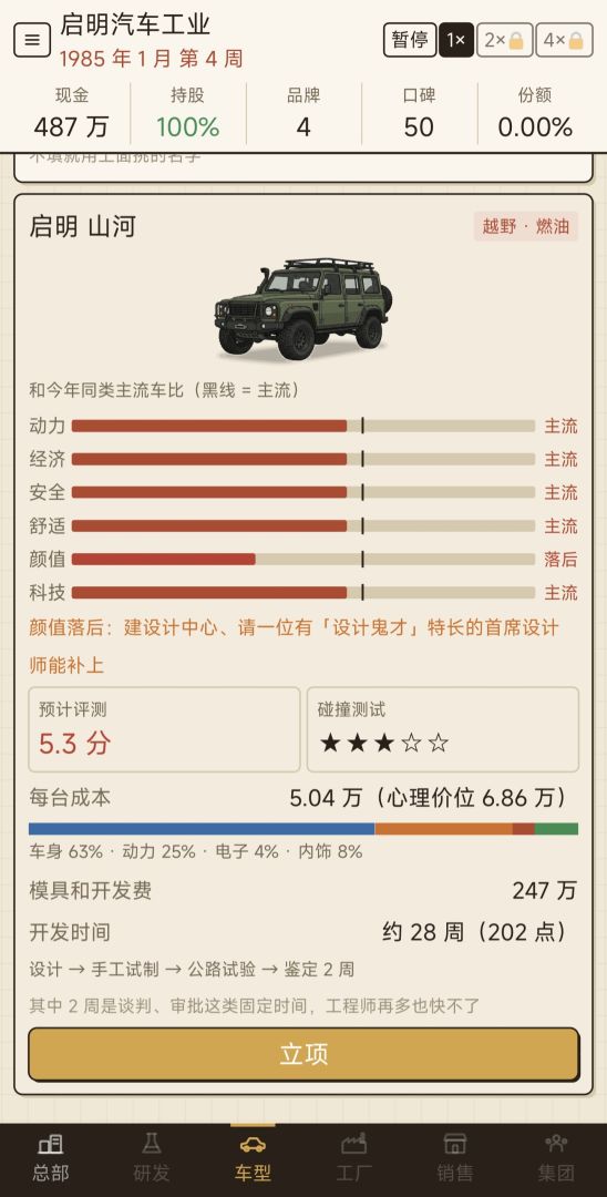科技汽车帝国游戏截图