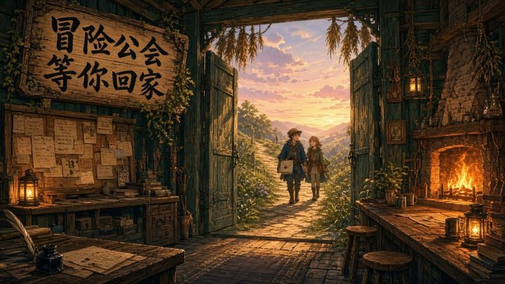 冒险公会：等你回家 封面