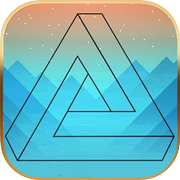 三维立体空间错觉路径icon