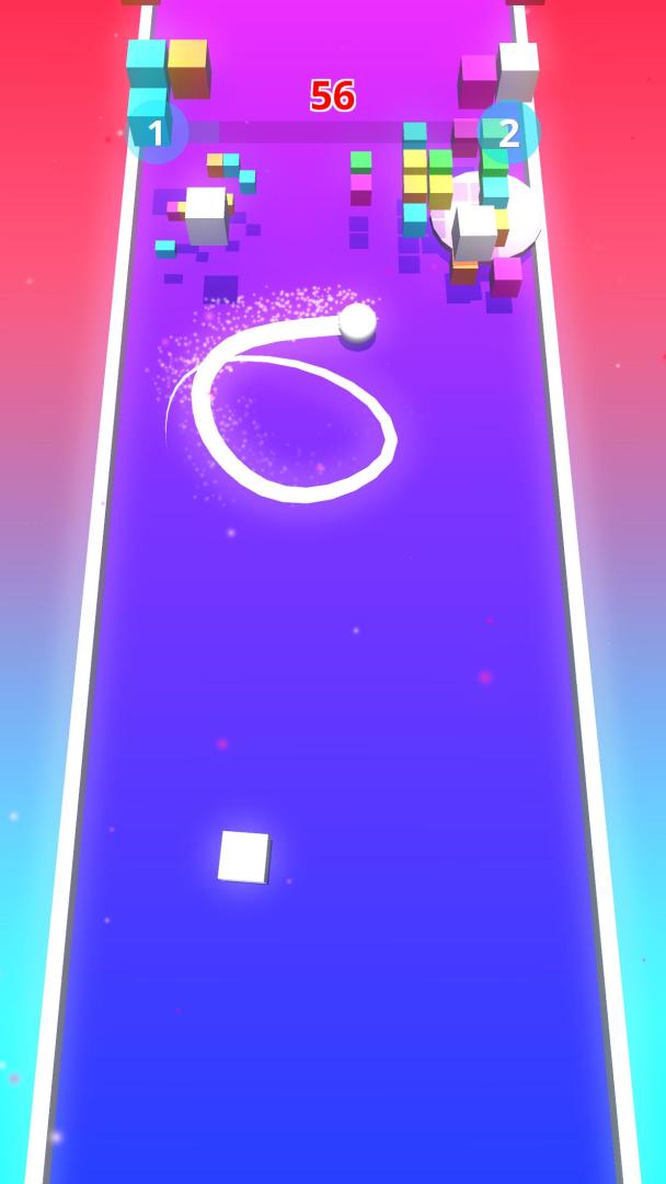 球洞大作战：黑洞吞噬炫彩公路游戏截图