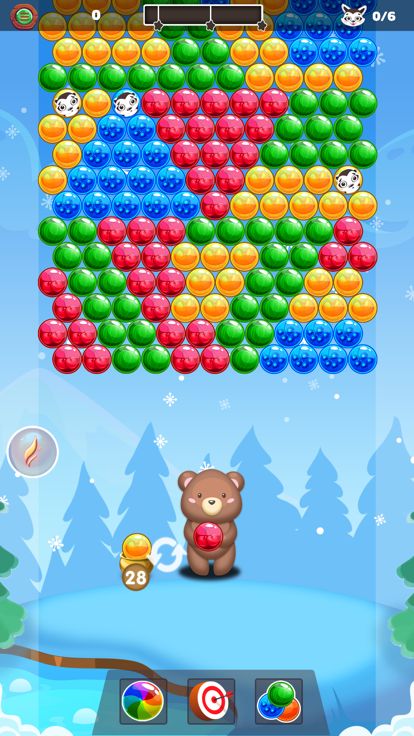 Bubble Shotter Racon Rescue游戏截图