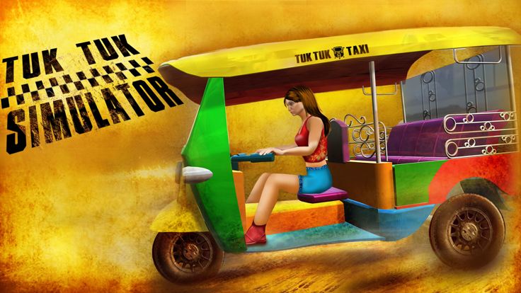 Tuk Tuk Auto Rickshaw 3D Sim游戏截图