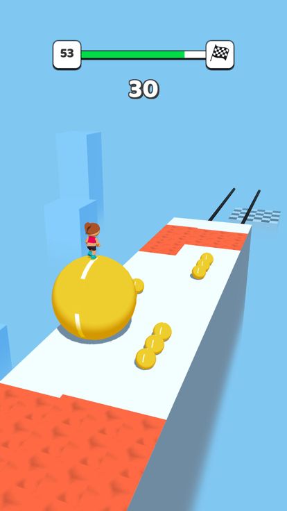 滚动球向前冲游戏截图