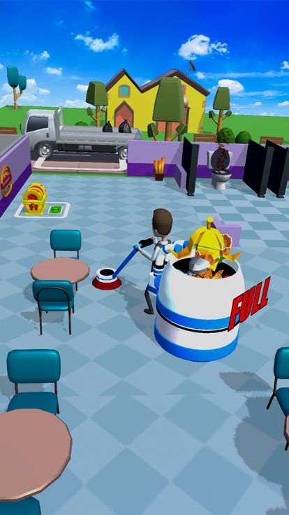 Cleanup Restaurant Sim Game游戏截图