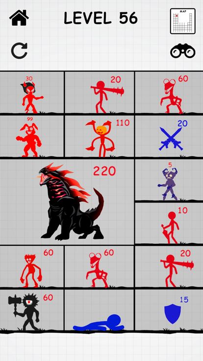 简笔图无尽的战斗游戏截图