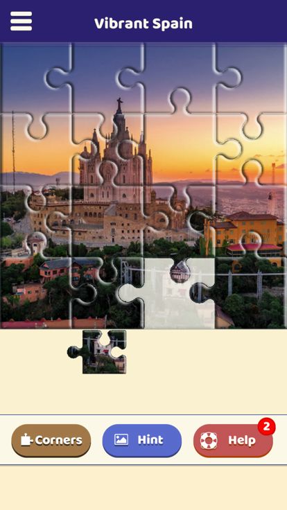 Vibrant Spain Puzzle游戏截图