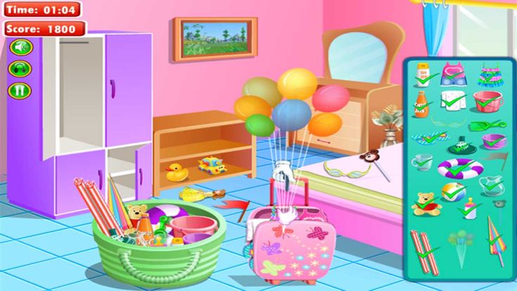 宝贝在海边玩耍游戏截图