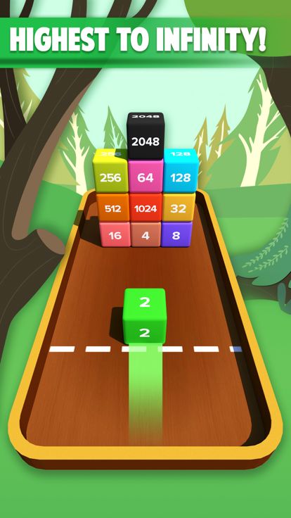 2048 Cube Merge : Number Match游戏截图