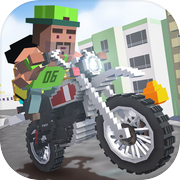Mr. Blocky Moto Bike Driver SIMicon