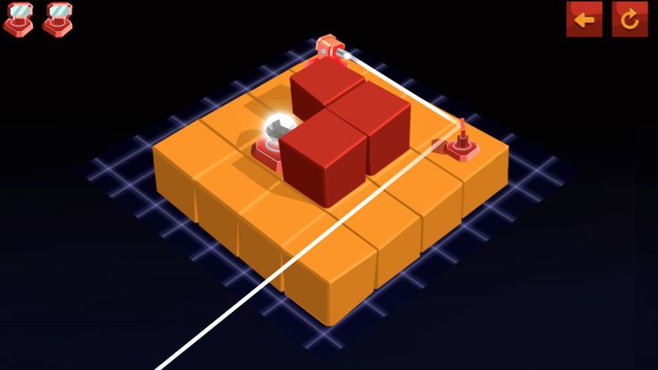 激光发射反射光线模拟游戏截图