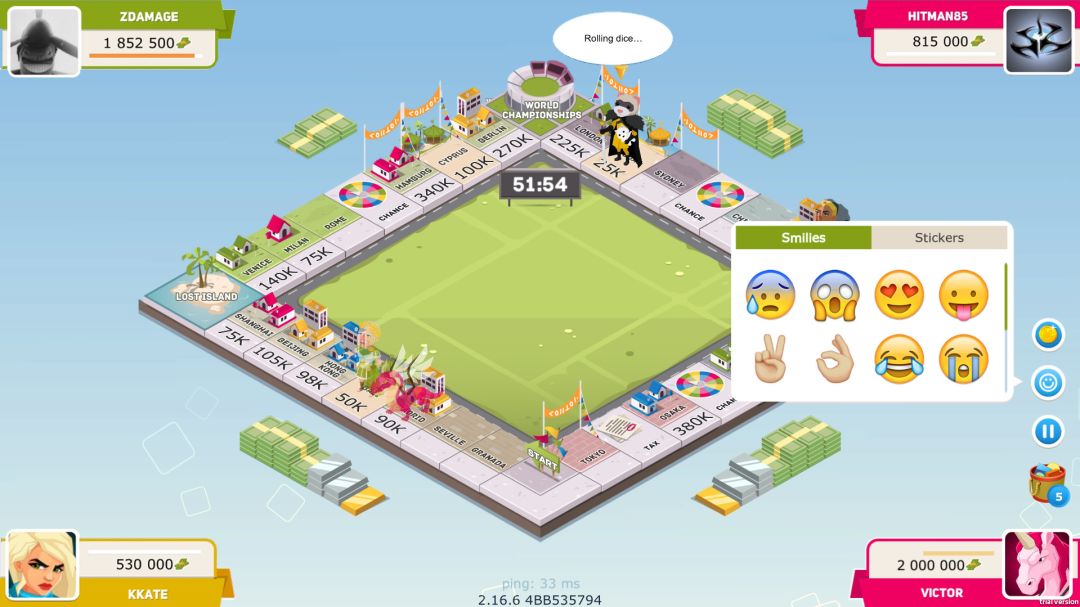 Business Tour - Board Game with Online Multiplayer游戏截图