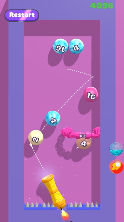 Cannon 2048游戏截图