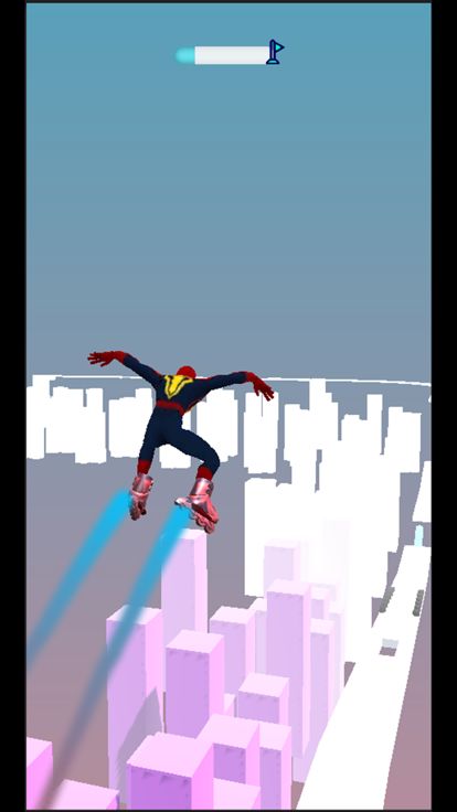 Superhero Skates Roller Run游戏截图