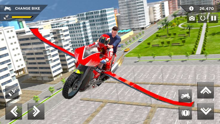 Flying Bike – Fly Motorbike 3D游戏截图