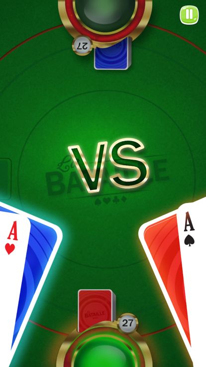 La Bataille ： 纸牌游戏 ！游戏截图