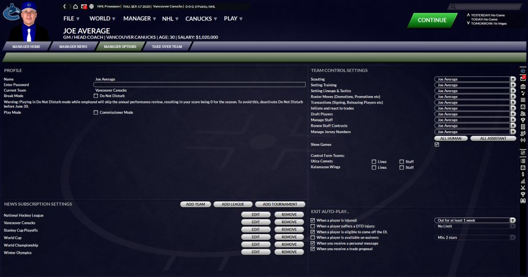 Franchise Hockey Manager 7游戏截图