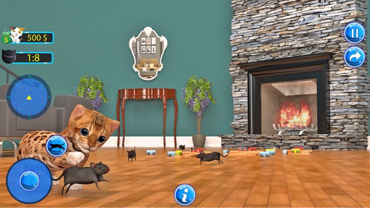 我可爱的小猫：宠物游戏游戏截图