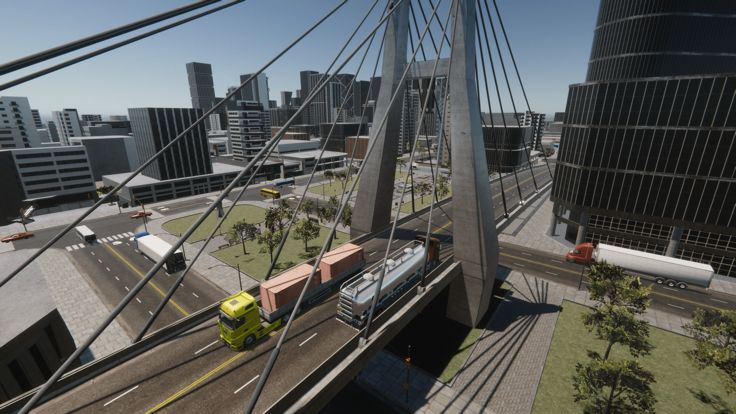 欧洲 ETS 卡车驾驶游戏游戏截图