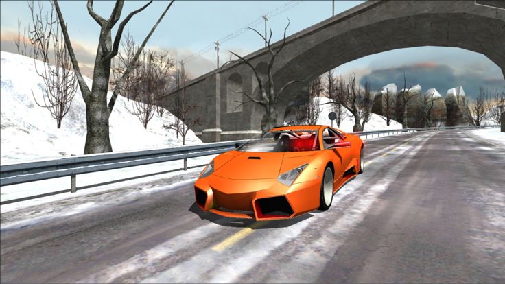 超级汽车拉力赛冬游戏截图