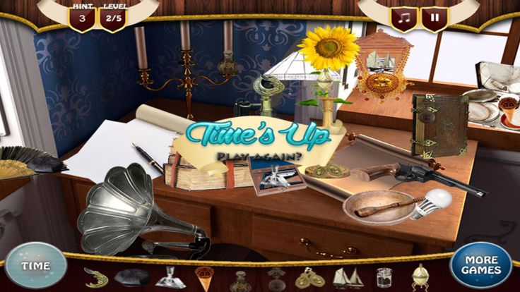 午夜钟声 - 寻找隐藏物品游戏截图