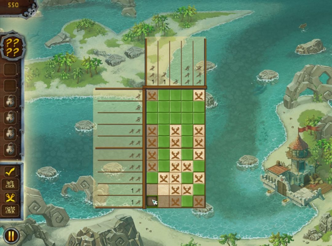 Fill and Cross Pirate Riddles 3游戏截图