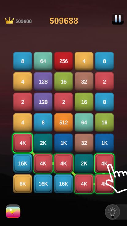 2248 - link 2048 merge puzzle游戏截图