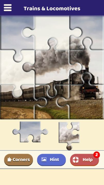 Trains & Locomotives Puzzle游戏截图
