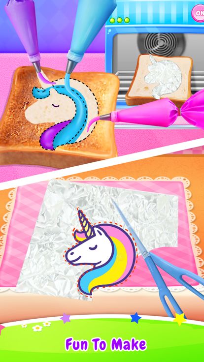 Unicorn Food Art Design游戏截图
