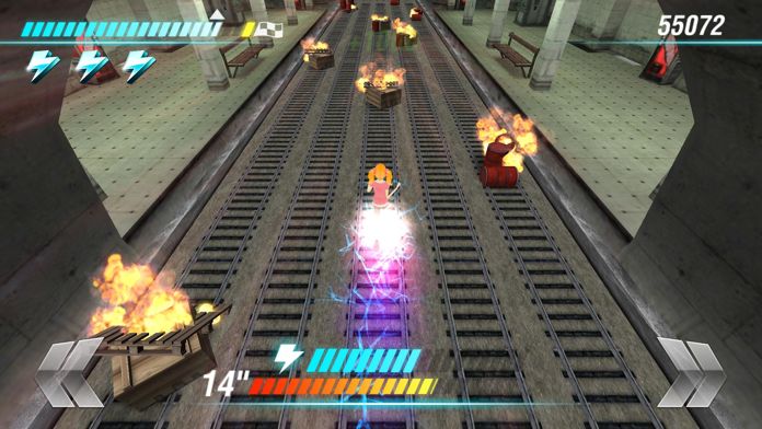 卡通 男孩 女孩 地铁 酷跑 - 动漫 角色 免费 跑酷 游戏 大全 中文 版游戏截图