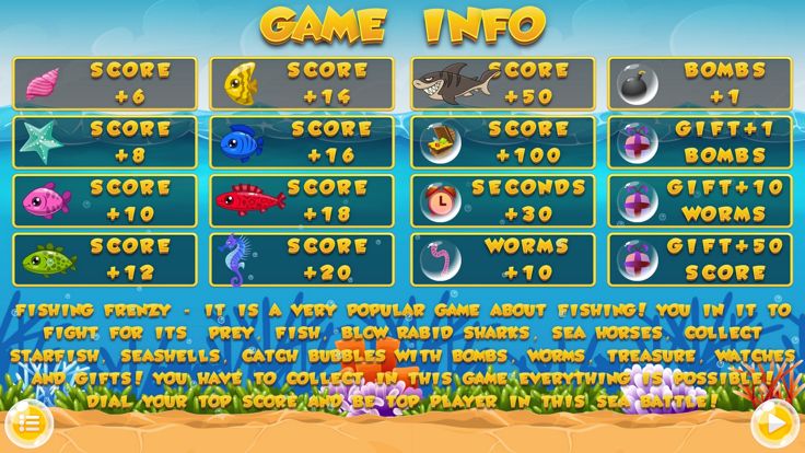 钓鱼小游戏: 鱼泡泡海底世界游戏截图