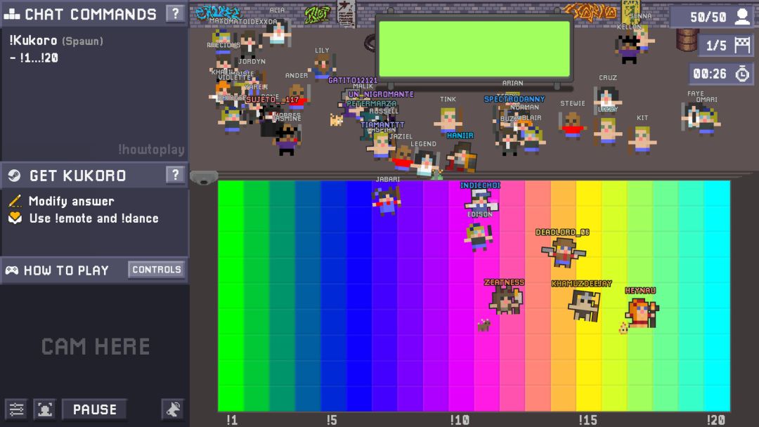Kukoro: Stream chat games游戏截图