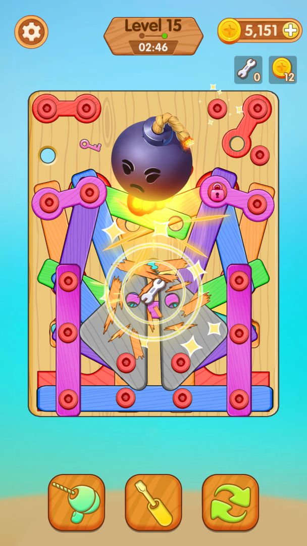 打螺丝游戏截图