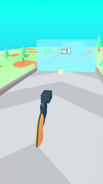 Multibarrel Gun Run游戏截图