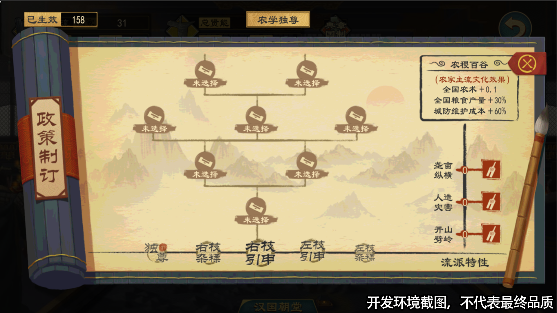 国族阶段政策系统