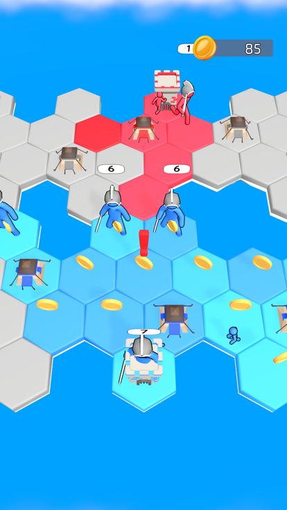 Hexagon Wars 3D游戏截图