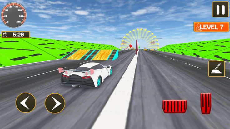 Mega Stunt Car Parking 3d Game游戏截图