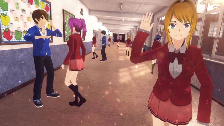 Anime School Life Simulator 3D游戏截图