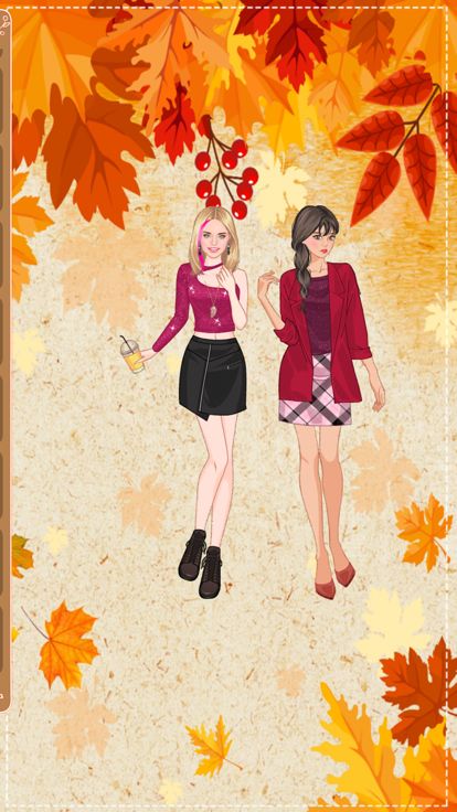 Autumn fashion dress up game游戏截图