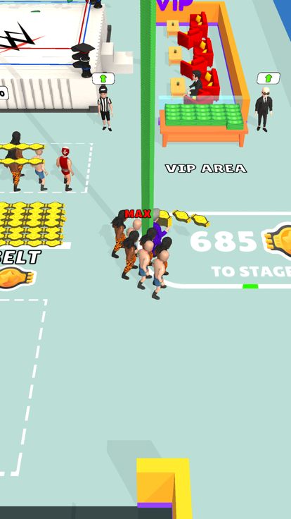 USA Wrestling Idle游戏截图