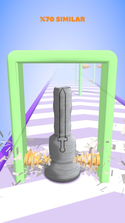 Sculpture Runner 3D游戏截图