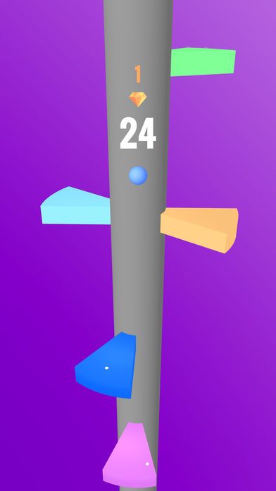 旋转跳跃 - 弹力球之欢乐大冒险游戏截图
