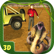 蛇捕手模拟器和野生动物吉普车驱动器
