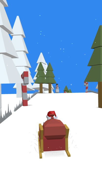 Xmas Santa Mad Sleigh Run游戏截图
