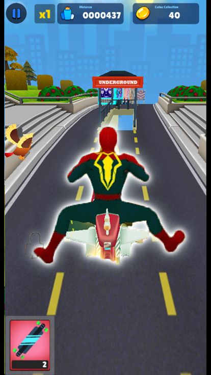 Superhero Subway Runner游戏截图