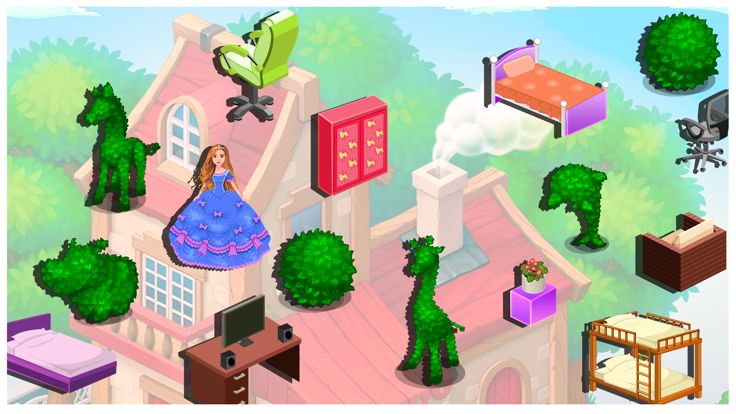 皇家公主房改头换面游戏截图