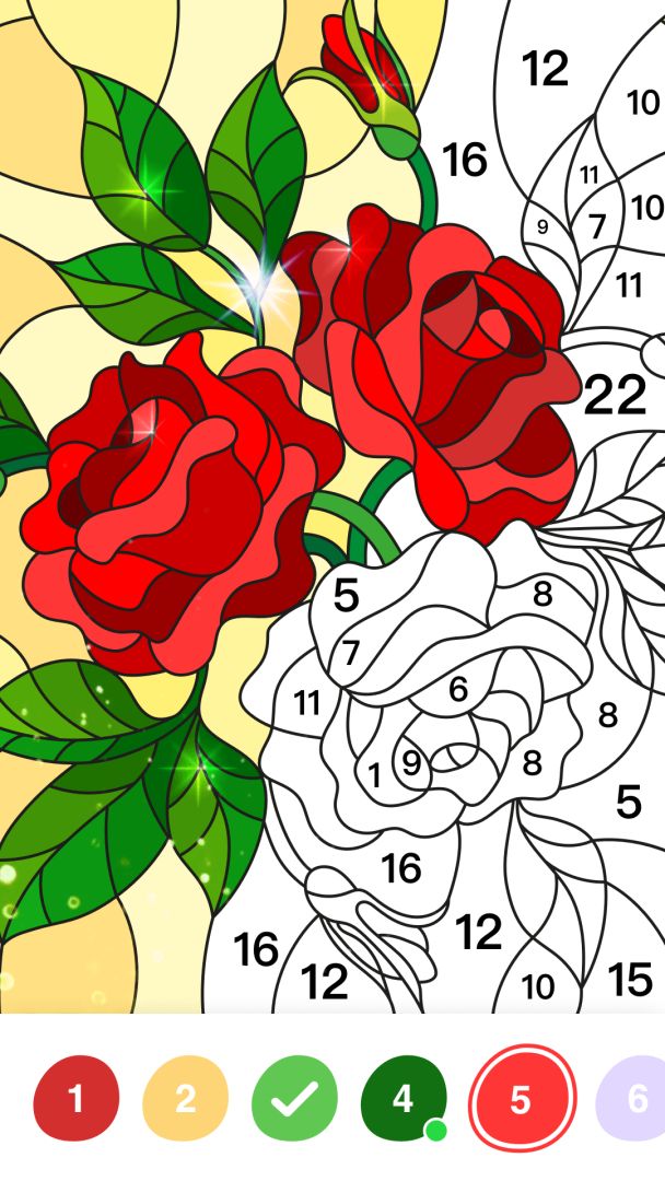 艺术数字填色书游戏截图