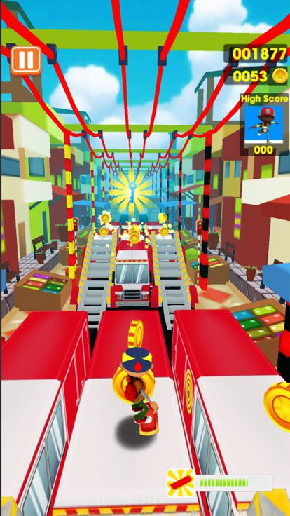 火車衝浪者：在次級路上跑游戏截图